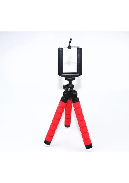 Kırmızı Evrensel Esnek Tripodlar Telefon Için Tripod Mobil Kamera Tutucu Klip Akıllı Telefon Monopod Tripod Standı Ahtapot Mini Tripod Stativ (Yurt Dışından)