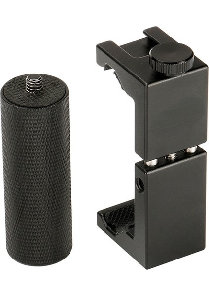 Alüminyum Telefon Tripod Montajı W Soğuk Ayakkabı Montajı, Destek Dikey ve Yatay, iPhone 12 11 Pro Için Evrensel Ayarlanabilir Kelepçe Seti (Yurt Dışından)