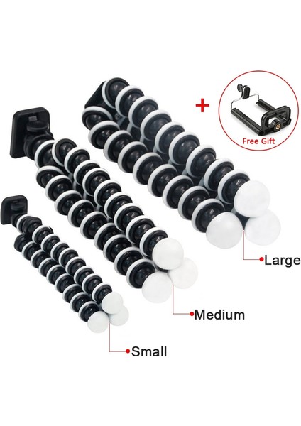 M Ahtapot Tripod Standı Esnek Gorillapod Cep Telefonu Kamera Masa Masası Mini Tripod Telefon iphone Huawei Samsung Xiaomi (Yurt Dışından) fiyatları