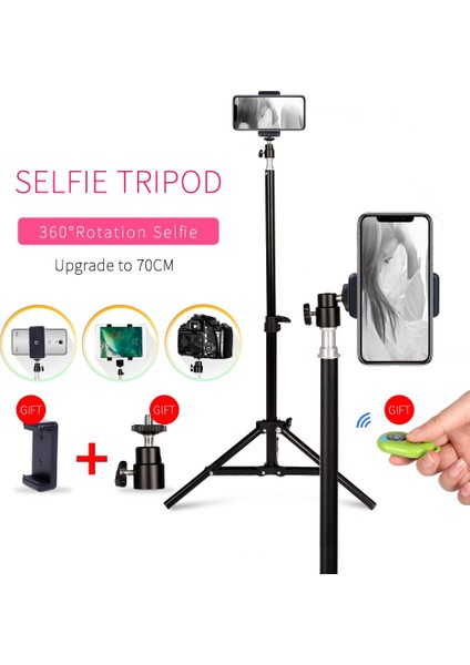 40 cm Fotoğraf Selfie Işığı Tripod Standı 1/4 Vida Kafası ile Bluetooth Uyumlu Uzaktan Telefon Klip Taşınabilir Mini Fotoğraf Stüdyosu (Yurt Dışından) fiyatları