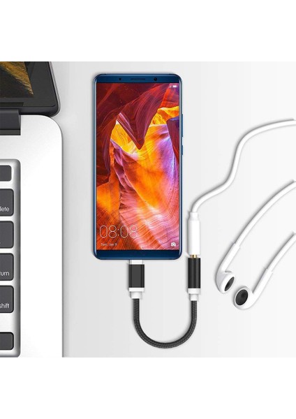 Altın Tip-C - 3,5mm Kulaklık Kablosu Adaptörü Tip-C Erkek - 3,5mm Kadın Ses Kablosu Adaptörü Samsung Xiaomi 12S URLTRA/12S Pro (Yurt Dışından) indirimleri