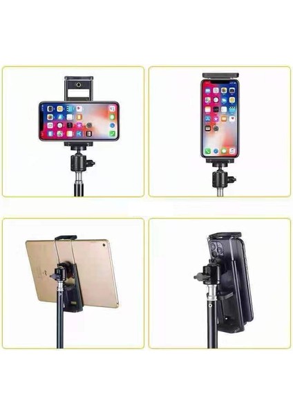 55CM Ipad Tripod Tablet ve Telefon Için Alüminyum Ipad Zemin Standı Taban Montajlı Tripod Tablet Akıllı Telefon Tablet Tutucu (Yurt Dışından) fiyatları