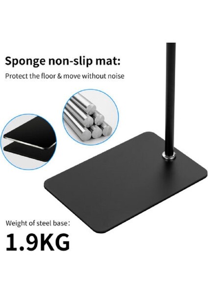 Siyah Moda Tablet Tutacağı Tripod Zemin Standı Ayarlanabilir Fotoğraf Tutucu 4-11 "telefon iPad Fotoğraf Stüdyosu Fotoğraf Aksesuarları (Yurt Dışından) indirimleri
