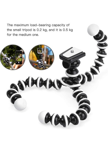 Rastgele Renk Ahtapot Esnek Tripod Standı Gorillapod Telefon Telefon Cep Telefonu Akıllı Telefon Dslr Kamera Masa Masası Mini Tripod Klip ile (Yurt Dışından) fırsatları