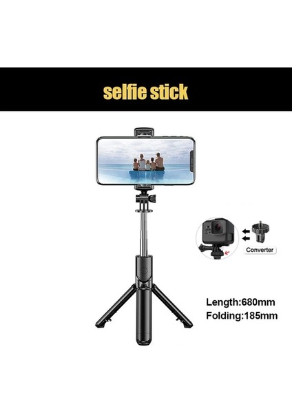 680MM Fangtuosı Akıllı Telefon Kamera Için Tripod Uzatın Selfie Tripodlar Telefon Tutucu 1/4 Vida Soğuk Ayakkabı Mikrofon Telefon Kamera (Yurt Dışından)