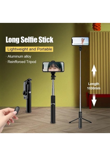 680MM Fangtuosı Akıllı Telefon Kamera Için Tripod Uzatın Selfie Tripodlar Telefon Tutucu 1/4 Vida Soğuk Ayakkabı Mikrofon Telefon Kamera (Yurt Dışından)