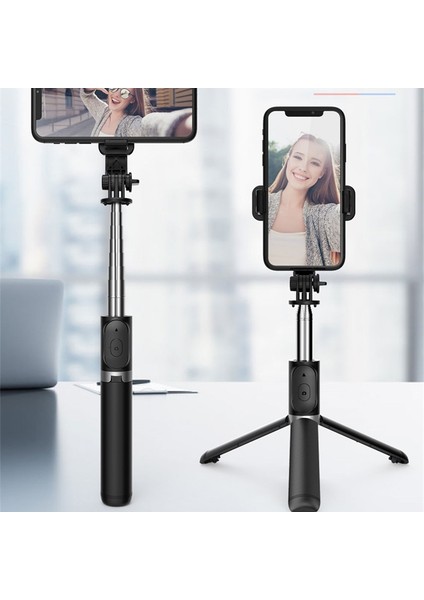 680MM Fangtuosı Akıllı Telefon Kamera Için Tripod Uzatın Selfie Tripodlar Telefon Tutucu 1/4 Vida Soğuk Ayakkabı Mikrofon Telefon Kamera (Yurt Dışından)