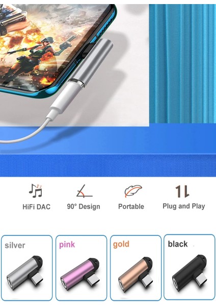 Siyah Dac Tip C 3.5mm Kulaklık Adaptörü Usb-C 3.5 mm Jack Aux Kulaklık Konektörü Ipad Pro/hava 5 Mini 6 Piksel Xiaomi Samsung Oneplus (Yurt Dışından) indirimleri