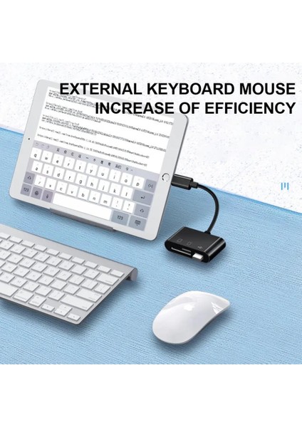 02 Çok Bağlantı Noktalı Adaptör USB Tip-C'den Tf Cf Sd Hafıza Kartı Okuyucuya Otg Flash Sürücü Kart Okuyucu Adaptörü IPad Pro Huawei Macbook Için (Yurt Dışından)