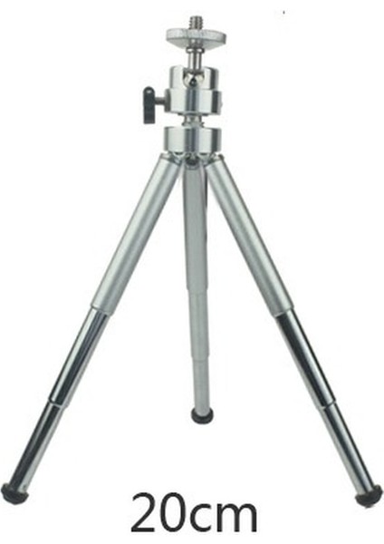 3 Bölüm Kısa 20CM 30CM/20CM 3 Bölüm Metal Tripod Paslanmaz Çelik Kamera Tutucu Mini Masaüstü Standı Projektör Dv Selfie Aksesuarları Için Uygun (Yurt Dışından)