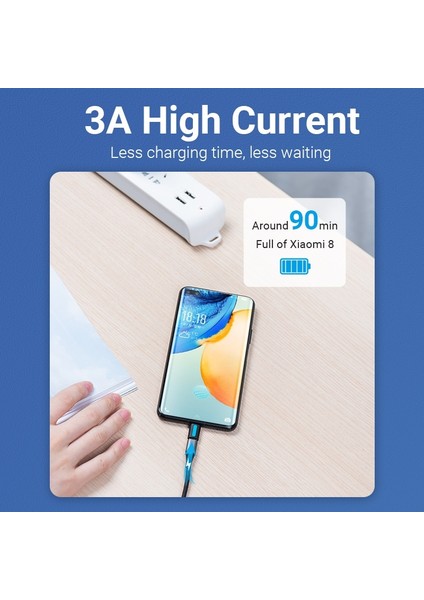 Tip C - Mikro USB Vention USB Tip C Otg Adaptör Mikro USB - Tip-C Adaptör Şarj Kablosu Dönüştürücü Için Xiaomi Mi 9 10 Huawei P30 Pro Oneplus 7 (Yurt Dışından)