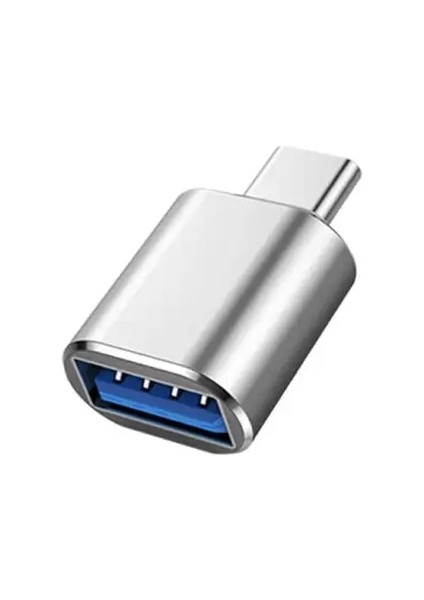 Siyah Tip-C Otg Adaptör USB C Erkek Usb3.0 Kadın Otg Adaptör Dönüştürücü Huaweı Xiaomi Honor Poco ile Uyumlu (Yurt Dışından)