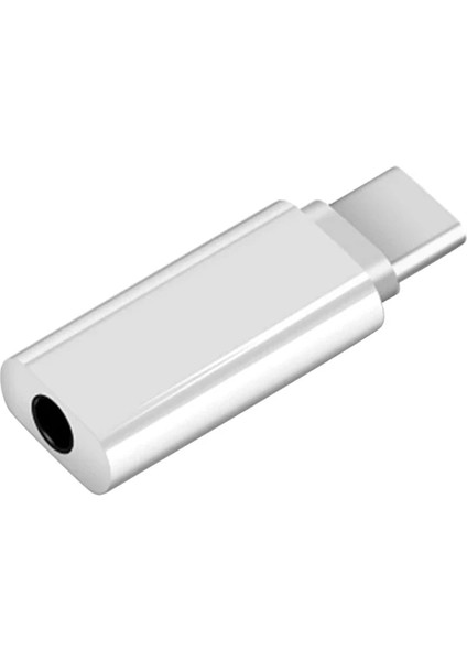 Bk Pratik Hızlı Iletim 3,5 mm - Typec Kulaklık Adaptörü Küçük Kullanışlı Siyah / Beyaz Adaptör (Yurt Dışından) fırsatları