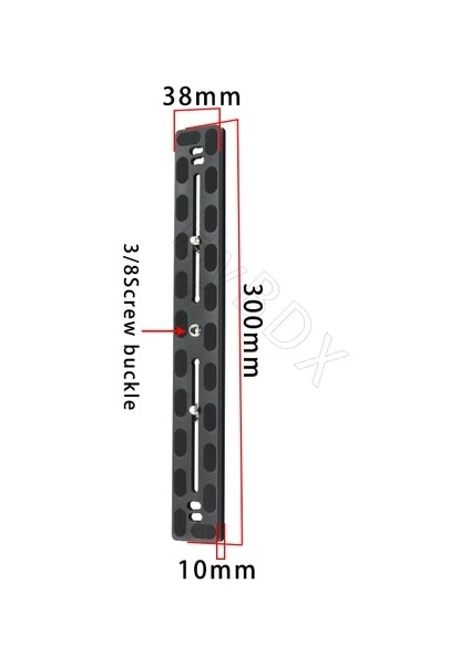 PU300 Tripod Plakası Hızlı Bırakma Plakası Kamera Plakası Hızlı Kelepçe Hızlı Montaj Pu Plaka Arca Swiss Dslr Kamera Tripodu Kafa 1/4 Vida (Yurt Dışından)