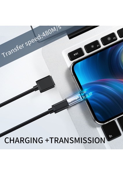 USB C Erkek USB C Elough Otg Adaptör Mikro USB C Tip C Adaptör 3A Manyetik Şarj Dönüştürücü Otg Tip C iPhone Xiaomi Poco Macbook Için Adaptör (Yurt Dışından)