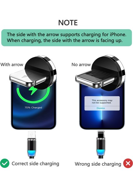 Mikro Fiş Heemax 3 Adet Manyetik Fiş Manyetik Şarj Kablosu Adaptörü Mikro USB Tip C Mıknatıs Konnektörü iphone Xiaomi Samsung (Yurt Dışından)