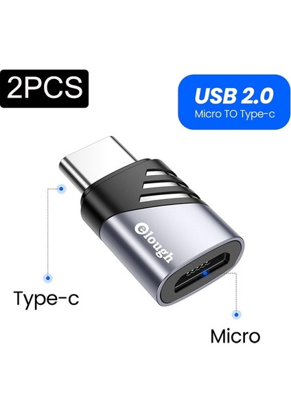 N-Micro - Tip C USB Otg Erkek - Tip C Dişi Adaptör Dönüştürücü Tip-C Kablo Adaptörü iPhone 13 Pro Max 13PRO 13 12 Mini Usb-C Veri Şarj Cihazı (Yurt Dışından)