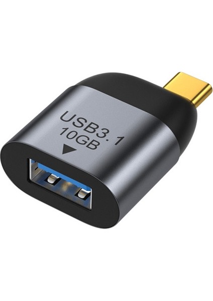 Beyaz USB Tip C Dönüştürücü USB 3.1 Otg Adaptörü 10 Gbps USB C Erkek USB Dişi Dönüştürücü Macbook Samsung Huawei Için Usbc Otg Konektörü (Yurt Dışından)