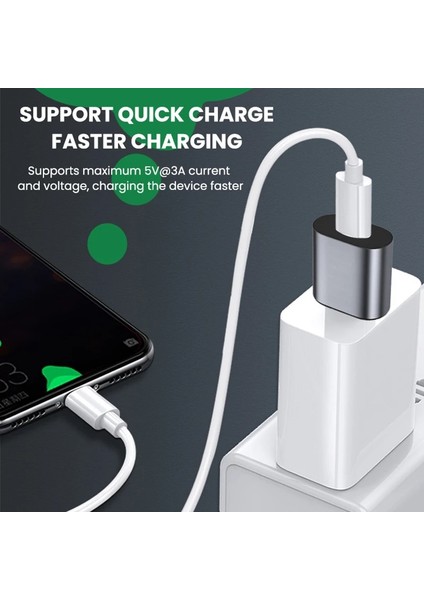 Beyaz USB Tip C Dönüştürücü USB 3.1 Otg Adaptörü 10 Gbps USB C Erkek USB Dişi Dönüştürücü Macbook Samsung Huawei Için Usbc Otg Konektörü (Yurt Dışından)