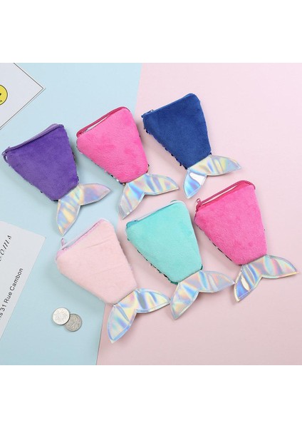 Kadın Çocuklar Denizkızı Kuyruğu Payetler Bozuk Para Cüzdanı Kızlar Crossbody Çanta Sling Kart Tutucu Kese Hediye (Yurt Dışından) fırsatları