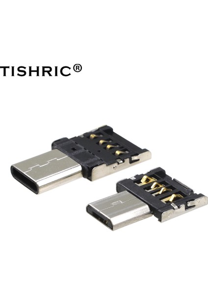 TSR422-MIKRO-USB Tıshrıc Otg Tip-C Otg Mikro USB Adaptörü USB Tip C USB 3.0 Şarj Veri Dönüştürücü Otg Kablosu Fare Klavye USB Dısk Flash (Yurt Dışından)