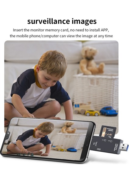 6'sı 1 Arada Tıshrıc Sd USB C Kart Okuyucu 6'sı 1 Tf/sd Kart Yuvası Usb+Tip-C+Mikro USB Otg Flash Sürücü Adaptörü ile Dizüstü Bilgisayar Için Akıllı Bellek (Yurt Dışından)