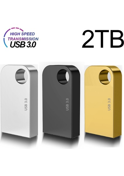 Yalnızca1 Adet Tip-C Mini Yüksek Kapasiteli Kalem Sürücü 2 Tb Yüksek Hızlı Taşınabilir Memoria USB Flash Sürücüler 3.0 Pendrive 1 Tb Tip-C USB Bellek Metal USB Stick (Yurt Dışından)