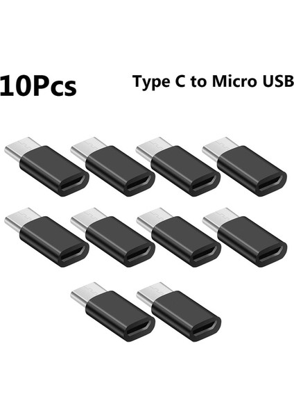 Tip 2 10 Adet Siyah Tip-C 3.5mm Jack Dönüştürücü Kulaklık Ses Adaptör Kablosu Tipi USB C 3.5 mm Kulaklık Aux Kablosu C Tipi Dönüştürücü Adaptör (Yurt Dışından)