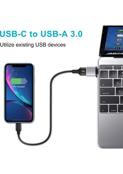 Kırmızı C 2pcs 2pcs Şarj Adaptörü Usb3.0 Tip C Otg Konnektör Tip-C USB Erkek Tip-C Adapt Dönüştürücü Pc MacBook Araba USB ipad Için (Yurt Dışından)