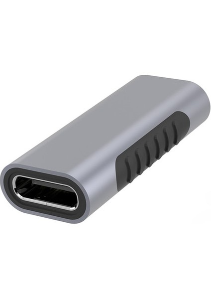 Gri 1 Adet USB C Tipi Adaptör Dişi Uzatma Kablosu Konektörü Telefon Tabletler Dizüstü Bilgisayarlar Için Taşınabilir Usb-C Çoğaltıcı Tip-C Dönüştürücü (Yurt Dışından)