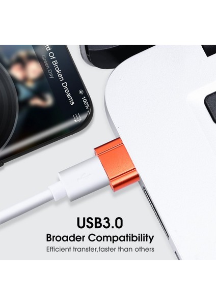 Siyah 3 Adet 10A Tip C Dişi USB A Erkek Otg Adaptörü Usb-C Dönüştürücü Macbook Xiaomi Samsung Oneplus Realme Için Kablo Konnektör Adaptörü (Yurt Dışından)
