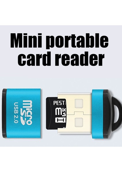 Goıd Mini Yüksek Hızlı USB 2.0 Kart Okuyucu Tf Mikro Sd Hafıza Kartı Adaptörü, Film Izlemek ve Dosya Aktarmak Için Kart Okuyucu (Yurt Dışından) modelleri