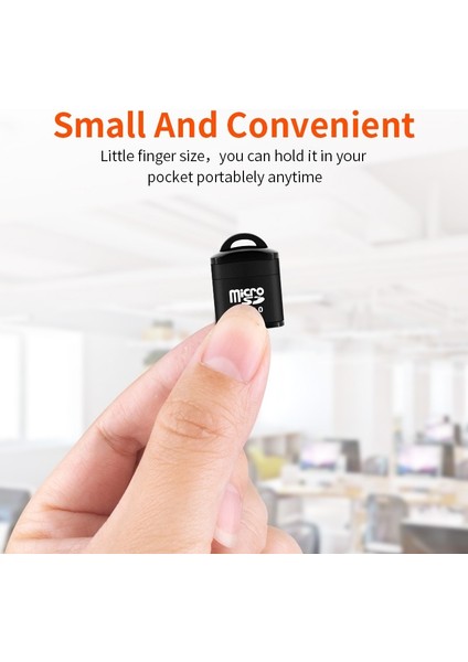Goıd Mini Yüksek Hızlı USB 2.0 Kart Okuyucu Tf Mikro Sd Hafıza Kartı Adaptörü, Film Izlemek ve Dosya Aktarmak Için Kart Okuyucu (Yurt Dışından) fırsatları