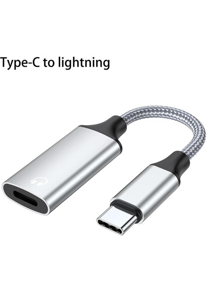 Siyah Tip C 8pin Kulaklık Çağrı Adaptörü USB C Macbookpro Için Ios Kulaklık Ses Dönüştürücü Dönüştürücü Adaptör K1KF (Yurt Dışından) indirimleri