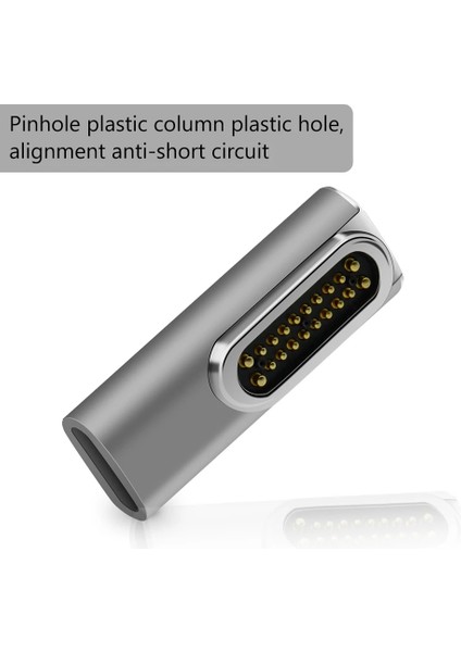Yeni 24PIN Manyetik USB C Adaptörü 24 Pins Tip C Konnektör Thunderbolt 3 Pd 100 W Hızlı Şarj 40 Gbp/s Dönüştürücü iPad MacBook Pro Için (Yurt Dışından)