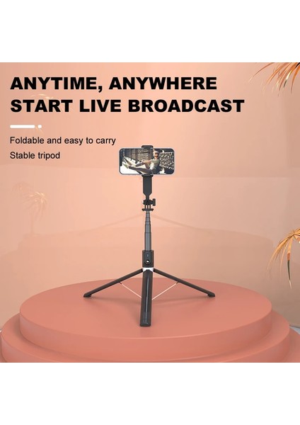Hiçbir Dolgu Işığı Fgclsy 2022 Yeni Bluetooth Kablosuz Selfie Sopa Alüminyum Tripod 360 Derece Dönen Uzaktan Deklanşör iPhone Xiaomi Için (Yurt Dışından) indirimleri
