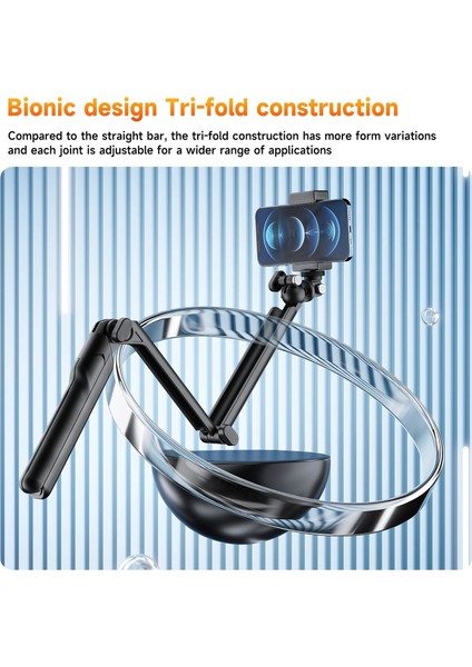 Telefon Klipsi ile Telesın 3 Yollu Selfie Sopa Tripod ile El Kavrama Direği Gopro Hero INSTA360 Djı Eylem Kamera Aksesuarları (Yurt Dışından) fırsatları