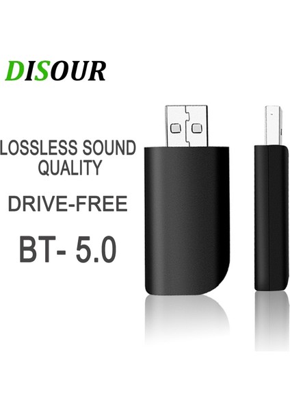 Black Dısour 5.0 Bluetooth Uyumlu Adaptör Sürücüsüz Kurulum 3,5 mm Aux Stereo Tv Bilgisayarı Bluetooth Uyumlu Verici (Yurt Dışından) fiyatları