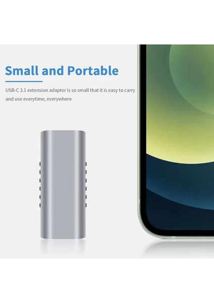 Siyah 1 Adet USB C Tipi Adaptör Dişi Uzatma Kablosu Konektörü Telefon Tabletler Dizüstü Bilgisayarlar Için Taşınabilir Usb-C Çoğaltıcı Tip-C Dönüştürücü (Yurt Dışından) modelleri