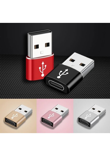 Altın USB Tip C Adaptör USB 3.0 Tip A Erkek - USB 3.1 Tip C Dişi Dönüştürücü USB C Şarj Veri Aktarım Adaptörü iPhone 12 Pro (Yurt Dışından) fırsatları