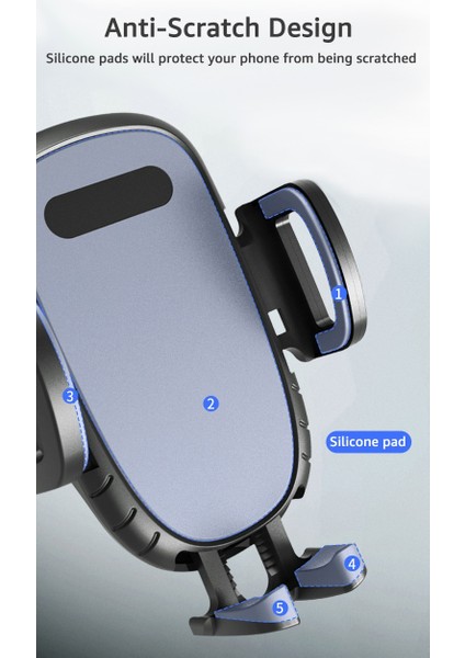 Siyah Evrensel Araç CD Yuvası Telefon Montaj Standı Tek Dokunuşla Yayın Araç Telefonu Tutucu Cep Telefonu Desteği iPhone 13 12 11 Pro Max Xiaomi (Yurt Dışından) modelleri