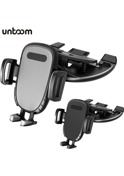Siyah Evrensel Araç CD Yuvası Telefon Montaj Standı Tek Dokunuşla Yayın Araç Telefonu Tutucu Cep Telefonu Desteği iPhone 13 12 11 Pro Max Xiaomi (Yurt Dışından) fırsatları