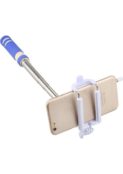 Yeşil Popüler Katlanabilir Kablolu Selfie Çubuğu El Uzatılabilir Monopod Mini iPhone 6/6s Plus/samsung-20 Için Kaymaz Sap (Yurt Dışından)