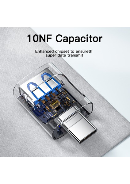 Mavi Tip C-Mikro Essager Otg Adaptörü Usb'den Tip C'ye Mikro Tip-C'den Usb3.0'a Dönüştürücü Samsung Xiaomi Redmi Huawei Mackbook Otg Konektörü Usb3.0 (Yurt Dışından) fırsatları