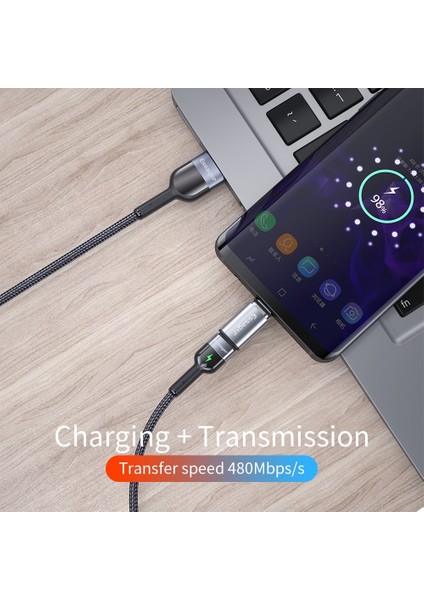 Mikro Dişi Adaptör Essager Mikro USB Tip C Manyetik Adaptör Usbc Dişi Mikro USB Erkek Dönüştürücü Mıknatıs Usb-C Tip-C Konnektör iPhone Xiaomi Için (Yurt Dışından)