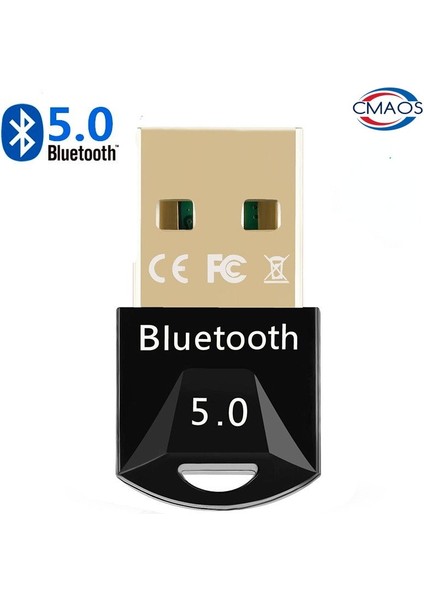 Bluetooth 5.0A Cmaos USB Bluetooth 5.0 Bluetooth Adaptörü Alıcı 5.0 Bluetooth Dongle 5.0 4.0 Pc Dizüstü Bilgisayar Için Adaptör 5.0 Bt Verici (Yurt Dışından)