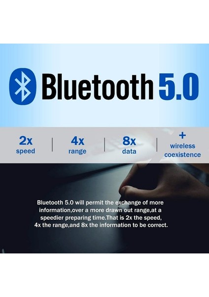 Bluetooth 5.0A Cmaos USB Bluetooth 5.0 Bluetooth Adaptörü Alıcı 5.0 Bluetooth Dongle 5.0 4.0 Pc Dizüstü Bilgisayar Için Adaptör 5.0 Bt Verici (Yurt Dışından)