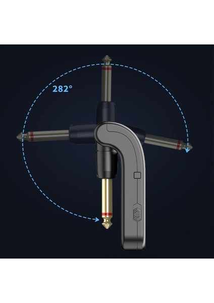 Gümüş Kablosuz Gitar Verici Alıcı Sistemi 2.4g 5 Saat Çalışma Şarj Edilebilir 6 Kanal Ses Verici Elektro Gitar Bas Için (Yurt Dışından) fırsatları