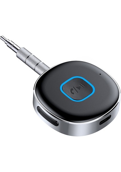 Gümüş Bluetooth Ses Alıcısı 2-In-1 Bluetooth Adaptörü Verici Alıcı 3.5mm Aux Jack Ses Kablosuz Adaptör Araba Pc Dizüstü Bilgisayarlar Için (Yurt Dışından)