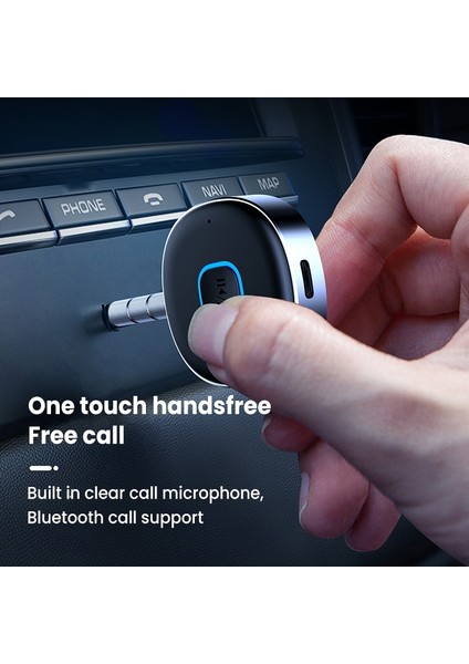 Gümüş Bluetooth Ses Alıcısı 2-In-1 Bluetooth Adaptörü Verici Alıcı 3.5mm Aux Jack Ses Kablosuz Adaptör Araba Pc Dizüstü Bilgisayarlar Için (Yurt Dışından) fırsatları